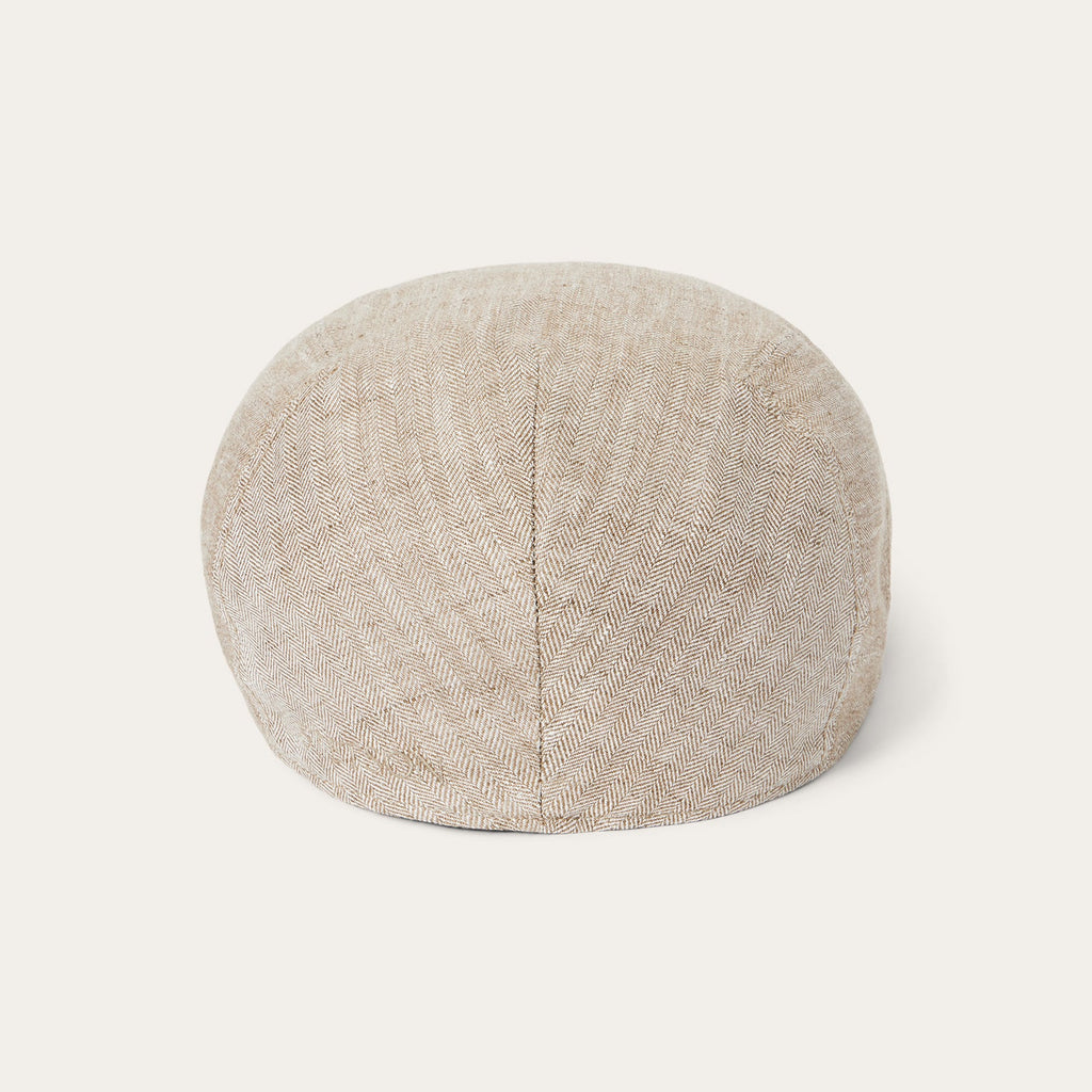Herringbone Linen Ivy Cap