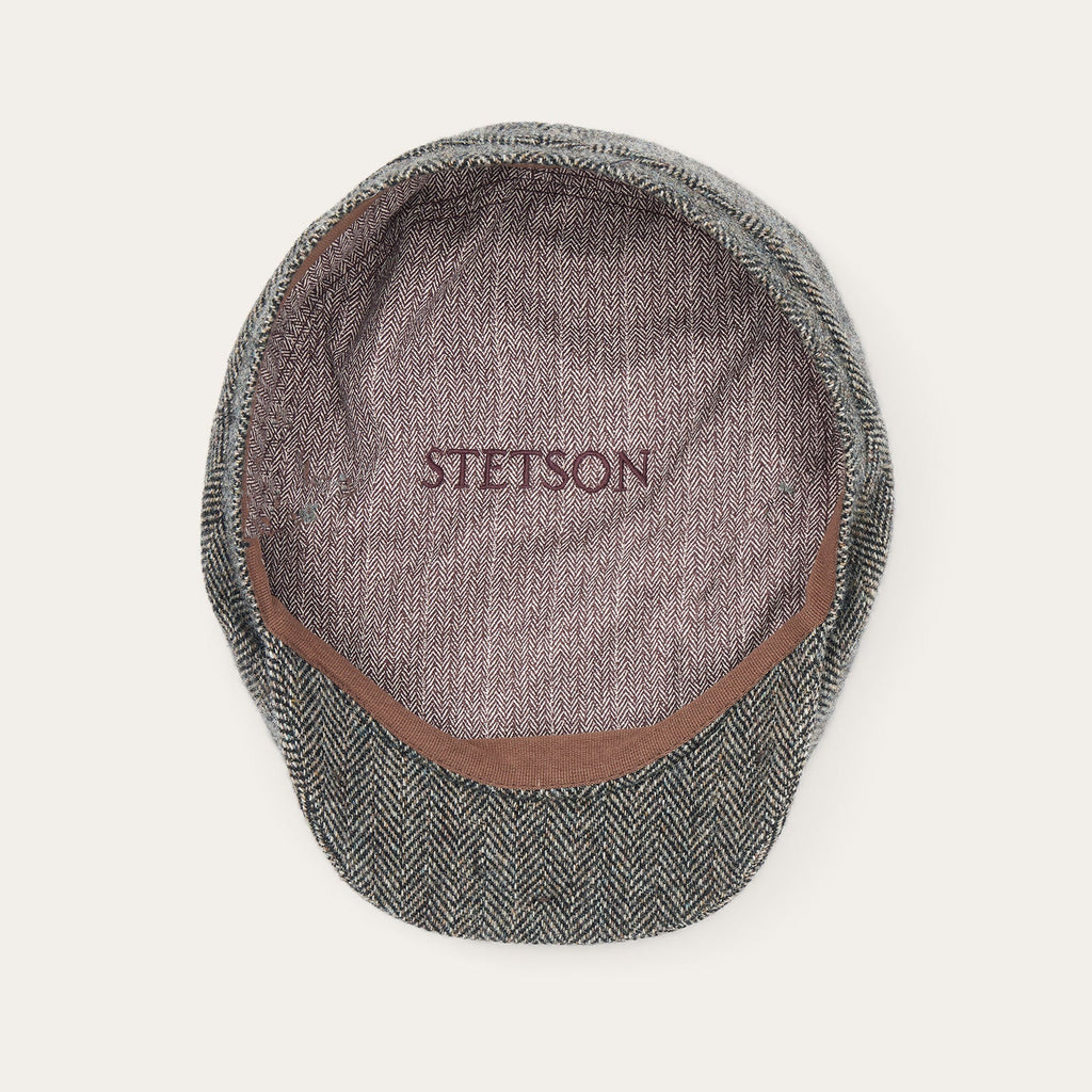 Wool Herringbone Driver Cap